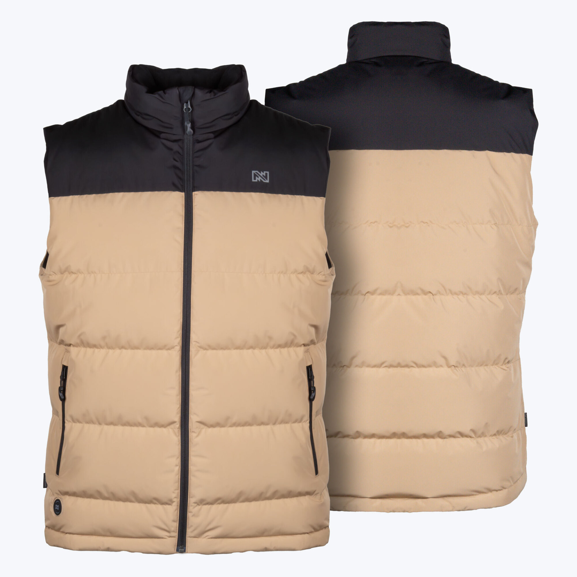 Mobile Warming Crest 2.0 Down Vest | Men's| 7.4V | Tan/Black | 3X